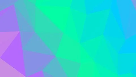 A vibrant abstract composition featuring overlapping geometric polygons in ne Иллюстрация