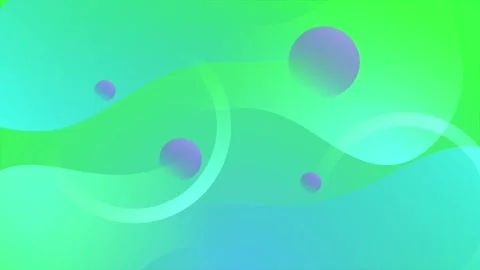 Vibrant abstract composition with wavy shapes and intricate geometric elements Stock Footage 311612227