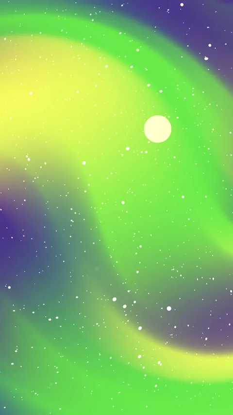 Vibrant abstract cosmic nebula motion background with flowing green purple .. Stockbeeldmateriaal 338294523