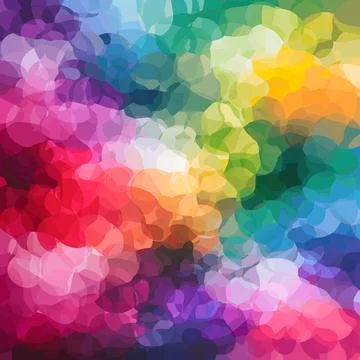 Vibrant abstract design with a dynamic color explosion Stock Illustration