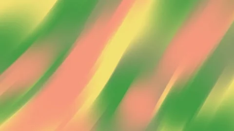 Vibrant Abstract Design With Smooth Green Yellow and Coral Waves 스톡 동영상 299938481