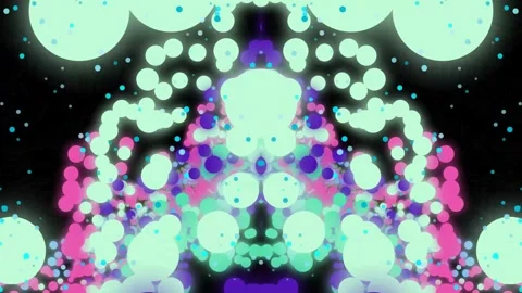 Vibrant Abstract Digital Art Animation Sequence. Stock Footage 329929414