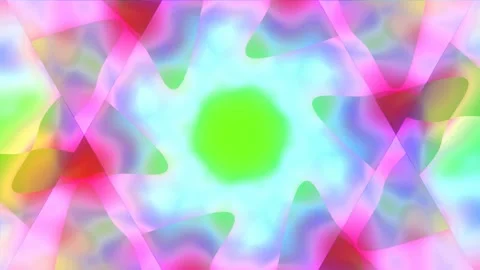 Vibrant abstract digital art background with glowing rainbow gradient texture Stock Footage 339494946