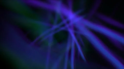 Vibrant abstract digital artwork with angular shapes in purple, blue, and green Vídeos de archivo 315102548