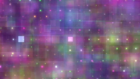 Vibrant Abstract Digital Background With Bright Colorful Pixelated Squares Stock Footage 308192312
