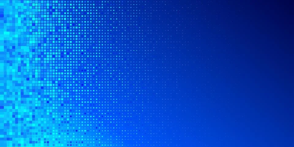 Vibrant abstract digital background featuring a smooth gradient of blue shade Illustrazione stock
