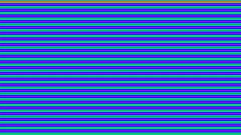 Vibrant abstract digital background with flowing geometric lines and stripes Video stock 333106140