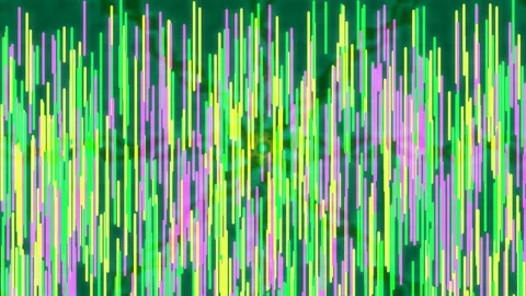 Vibrant abstract digital equalizer visualization flowing lines pattern tech.. Stockbeeldmateriaal 339333403
