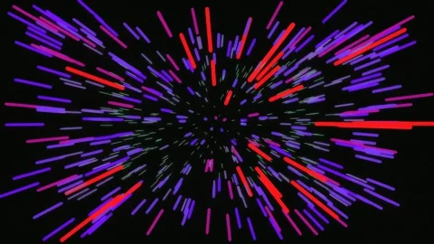 Vibrant Abstract Digital Explosion Streak Background with Cosmic Energy Flow Stock Footage 342207496