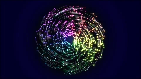 Vibrant abstract digital particle explosion background animation Stock Footage 344516324