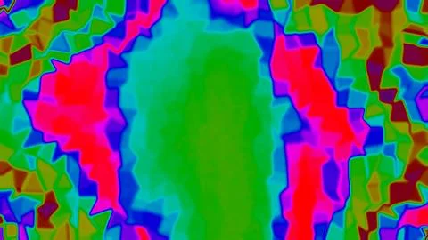 Vibrant Abstract Digital Pattern with Bright Colors and Sharp Shapes Stockillustratie