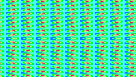Vibrant Abstract Digital Pattern Seamless Background of Geometric Zig-Zag C.. Stock Footage 336882388