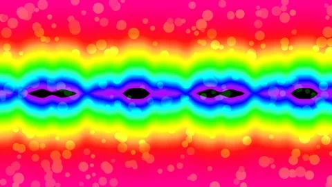 Vibrant abstract digital wave background with colorful gradient spectrum flow Stock Footage 339480988