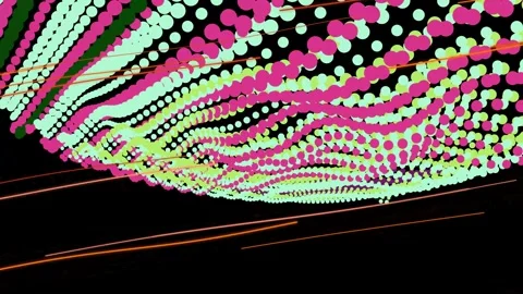 Vibrant Abstract Digital Wave Pattern Animation. Video stock 329929432