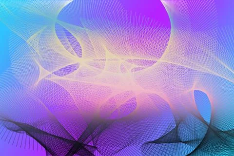 Vibrant abstract digital wave pattern glowing flowing texture colorful Illustrazione stock