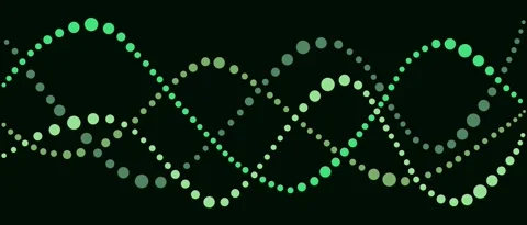 Vibrant abstract dots background with flowing patterns and gradients Stock Footage 340218178