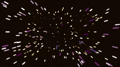 Vibrant abstract energy blast of glowing particles on dark background Stock Footage 342207517