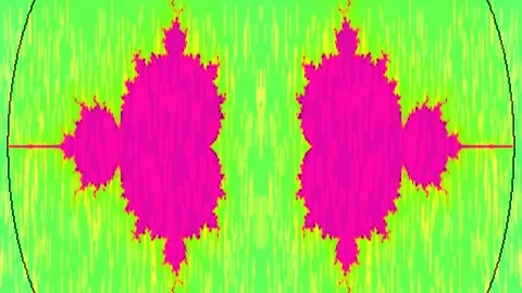 Vibrant abstract energy flow with glowing organic green elements on purple .. Stock Footage 336168688