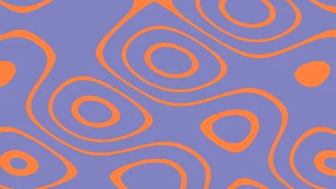 Vibrant abstract flow pattern: Interconnected geometric waves in lilac and .. Stock Footage 342159998