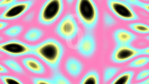 Vibrant abstract flowing cellular wave background with neon pink, blue, and.. Stock Footage 342095323