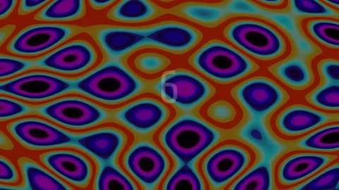 Vibrant abstract flowing liquid background animation loop Stock Footage 342207546