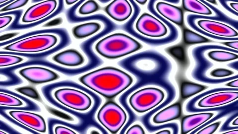 Vibrant abstract flowing liquid wave patterns seamless background texture loo Stock Footage 342207547