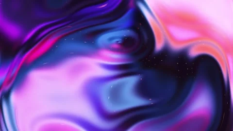 Vibrant Abstract Fluid Art with Bold Swirling Colors and Dreamy Patterns Cr.. Stock Footage 341781605