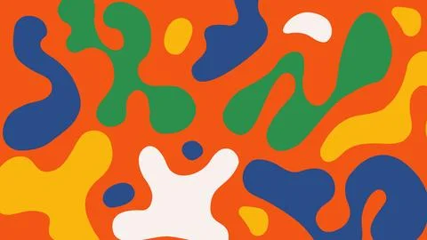 Vibrant abstract fluid background Stock Illustration