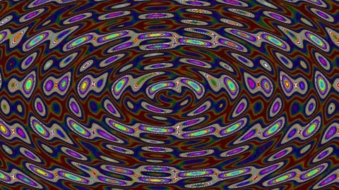 Vibrant abstract fluid background pattern with psychedelic swirling liquid .. Stock Footage 337161504