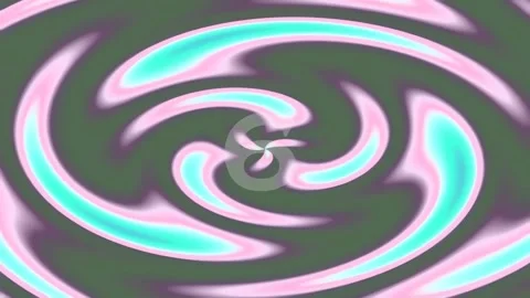 Vibrant abstract fluid background, swirling psychedelic gradient pattern loop Stock Footage 342207571