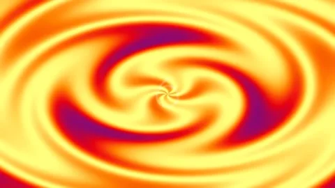 Vibrant abstract fluid flow: mesmerizing hypnotic swirling orange and yello.. Stock Footage 342093044