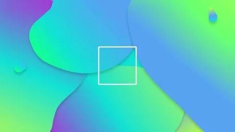 Vibrant Abstract Fluid Forms with Gradients and Geometric Shapes Видео 341926462