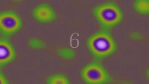 Vibrant abstract fluid gradient background in purple and neon green tones Stock Footage 342207578