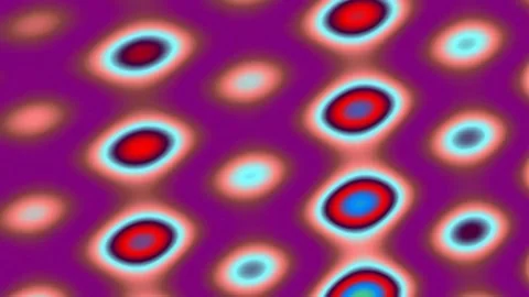 Vibrant abstract fluid gradient pattern with repeating psychedelic digital .. Stock Footage 337163496