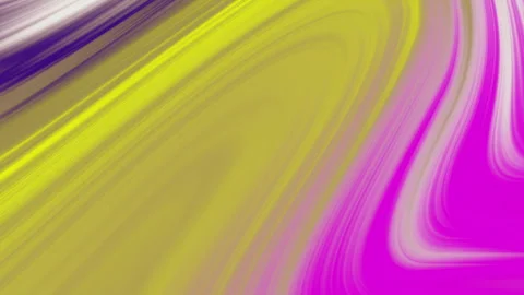 Vibrant abstract fluid motion background with swirling yellow, pink, and purple Stock Footage 340535196