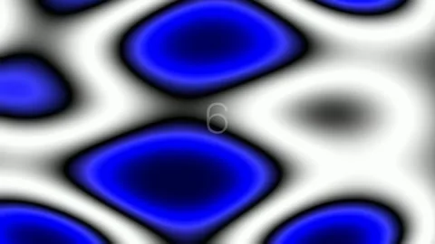Vibrant Abstract Fluid Wave Pattern in Deep Blue and Bright White Digital B.. Stock Footage 342207590