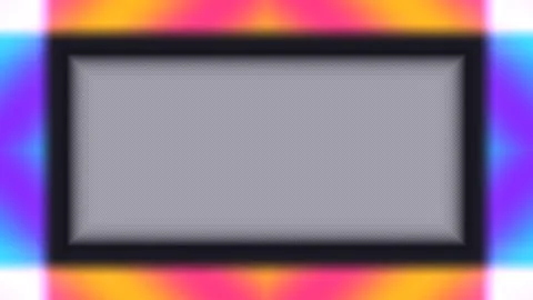 Vibrant Abstract Frame Elements Seamless Loop Stock Footage 341841511