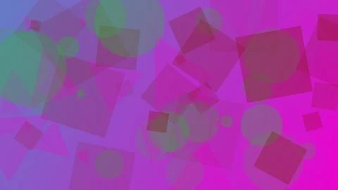 Vibrant Abstract Geometric Background Featuring Translucent Purple Pink Squ.. Illustrazione stock