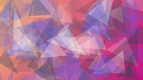 Vibrant Abstract Geometric Background with Overlapping Purple and Pink Tran.. 스톡 일러스트