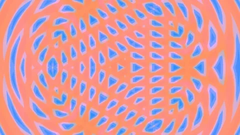 Vibrant abstract geometric background pattern animation loop for modern desig Stock Footage 339799122