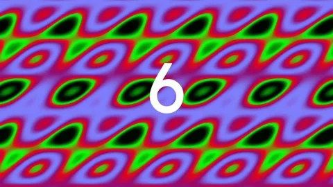 Vibrant abstract geometric background pattern of colorful overlapping shapes Stock Footage 342094784