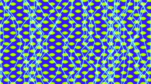 Vibrant Abstract Geometric Pattern Background with Repeating Yellow and Blu.. Stock Footage 336768057