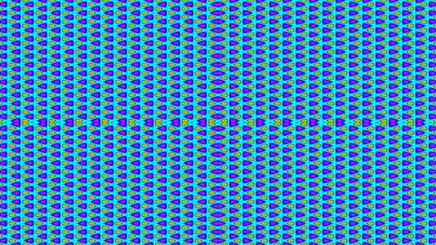 Vibrant abstract geometric pattern background in cyan and deep blue colors Stock Footage 339334610