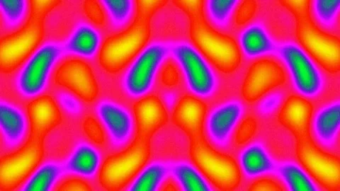 Vibrant Abstract Geometric Pattern Background in Teal, Green, and Magenta C.. Stock Footage 339798739