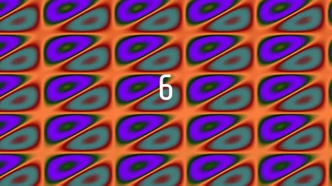 Vibrant abstract geometric pattern background with interlocking colors and .. Stock Footage 342115716