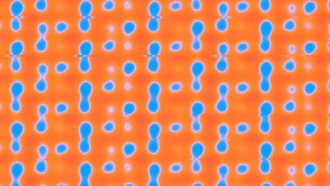 Vibrant abstract geometric pattern of blue and green pixels background loop.. Stock Footage 339496758