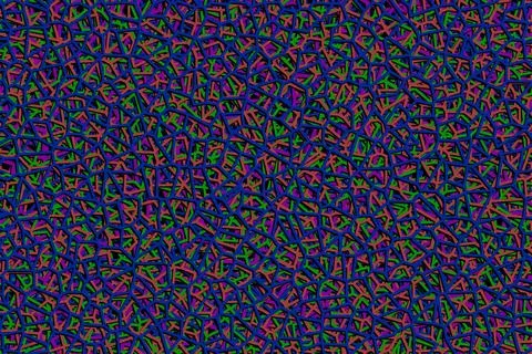 Vibrant abstract geometric pattern with colorful shapes and lines Stockillustratie