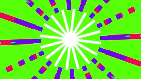 Vibrant abstract geometric pattern with dynamic shapes Video stock 330287315