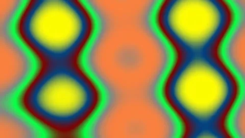 Vibrant abstract geometric pattern with retro gold, blue, and red interlock.. Stock Footage 337163104