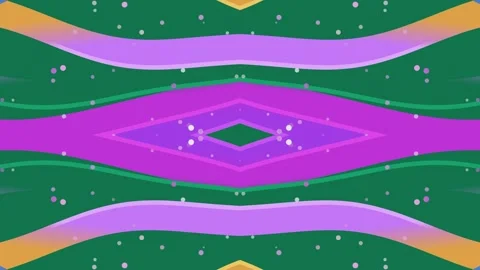 Vibrant Abstract Geometric Patterns with Green Purple. Video stock 330131776